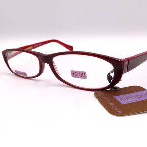 Magnivision Optique Linda B Reading Glasses +2.50 NOS #2